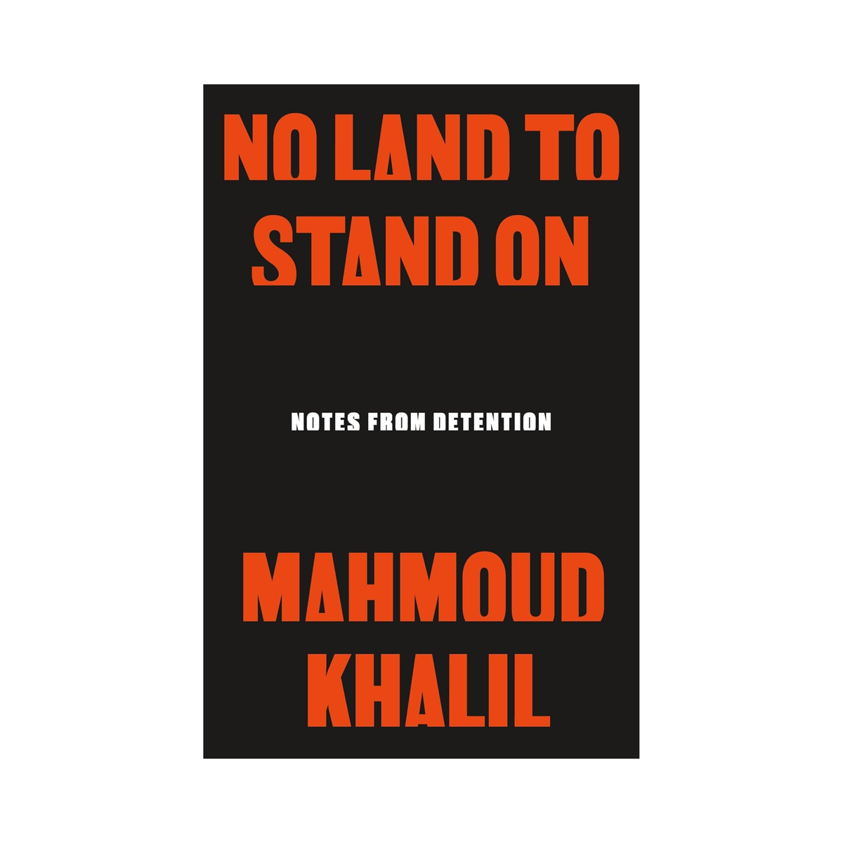 No Land to Stand On: Notes from Detention
