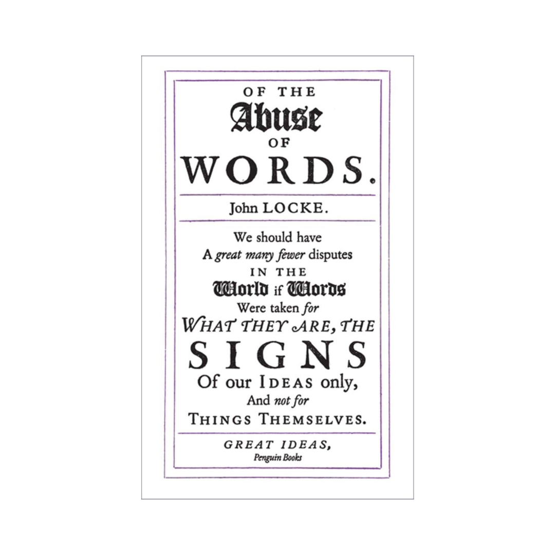 Of the Abuse of Words | Penguin Great Ideas