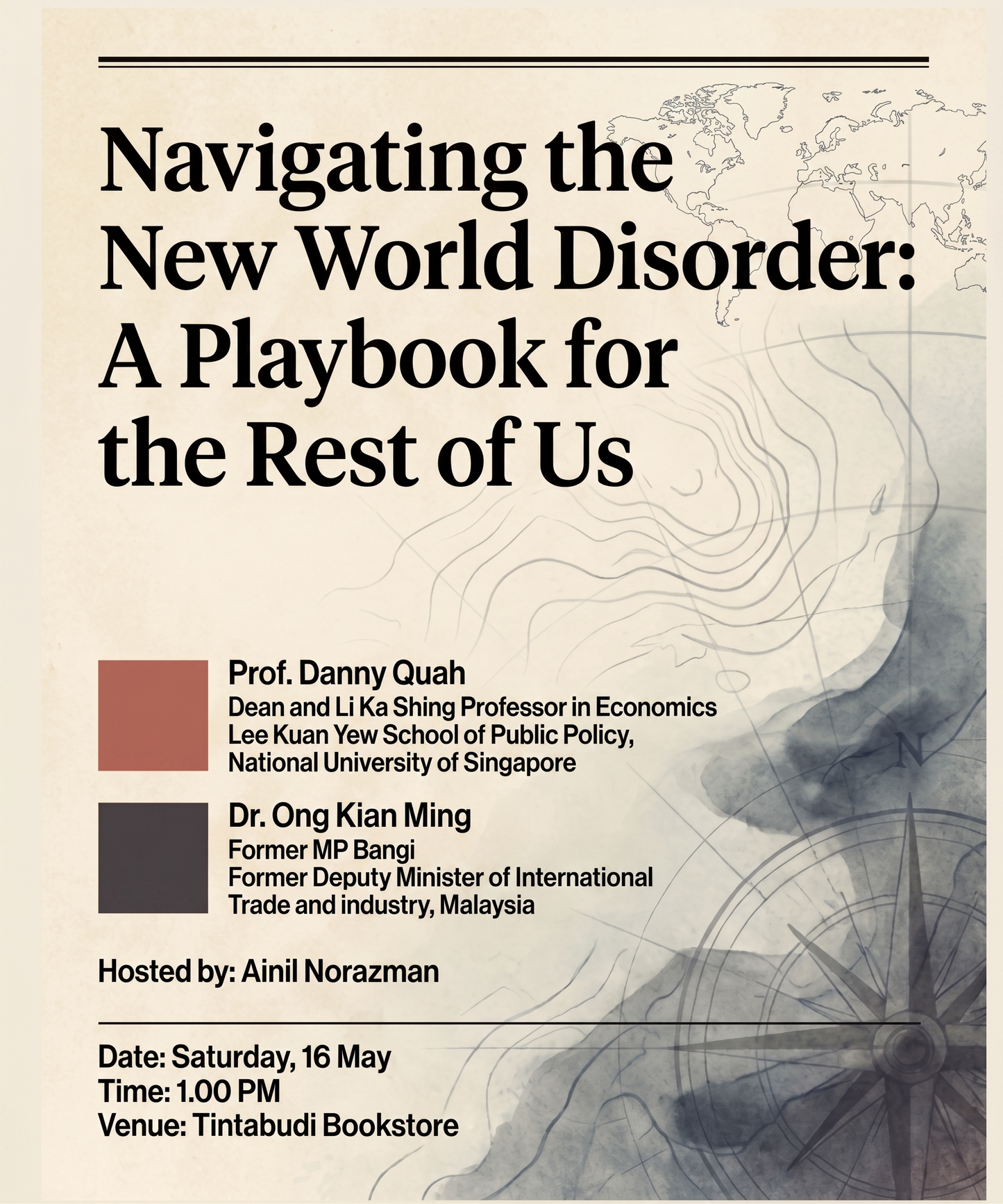 Event Ticket - Navigating the New World Disorder: A Playbook for the Rest of Us