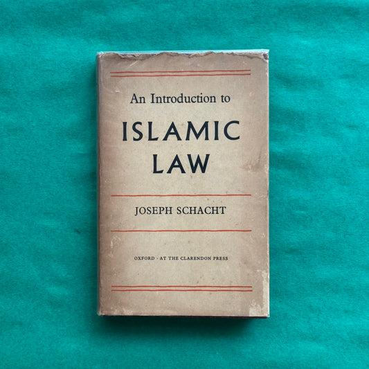 An Introduction to Islamic Law - Joseph Schacht