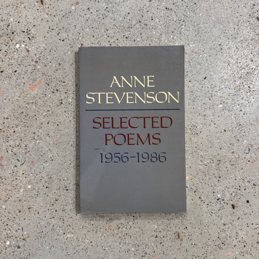 Selected Poems: 1956-1986