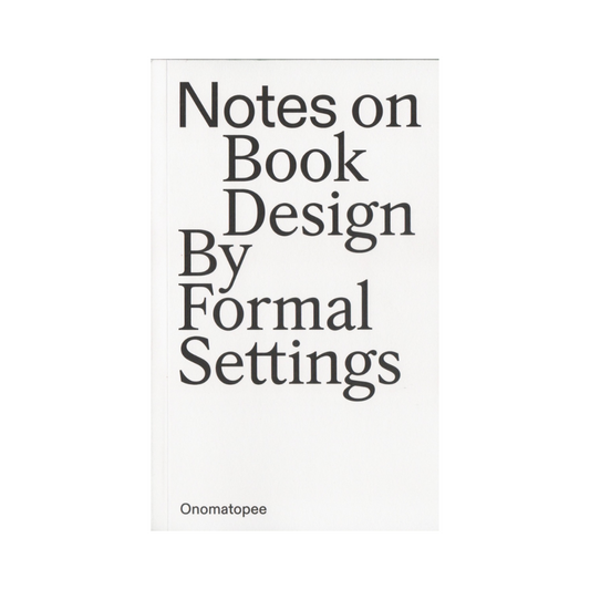 Notes on Book Design