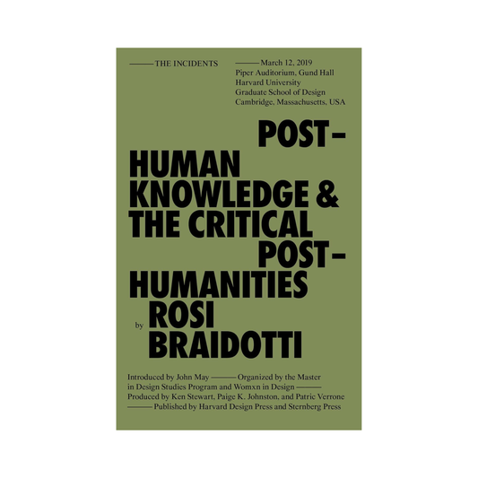 Post-Human Knowledge & The Critical Post-Humanities