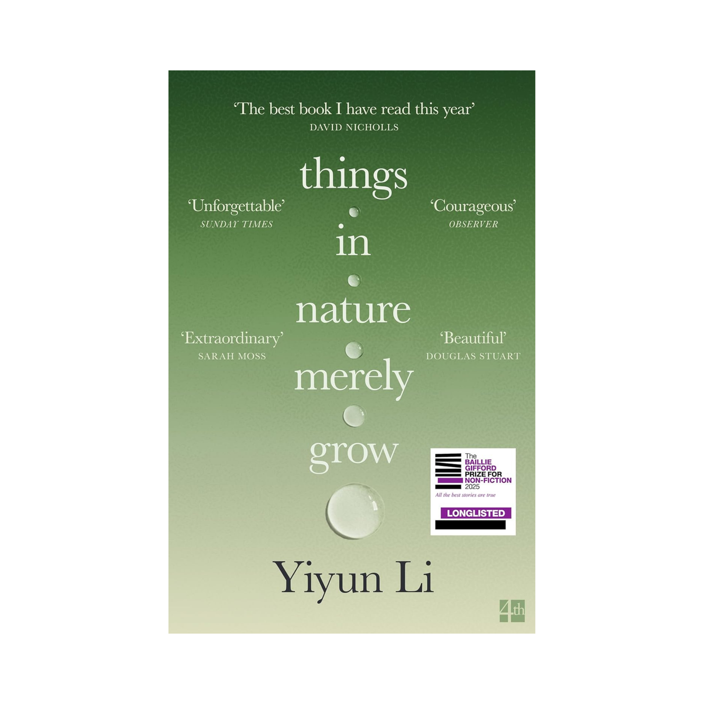 Things in Nature Merely Grow