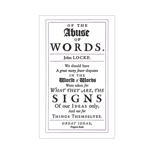 Of the Abuse of Words | Penguin Great Ideas