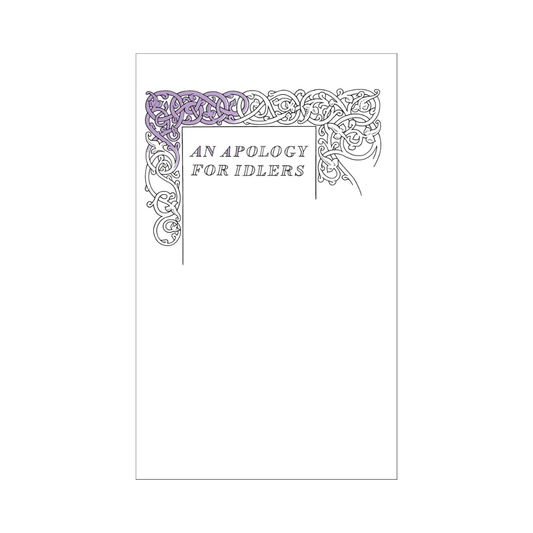 An Apology for Idlers | Penguin Great Ideas