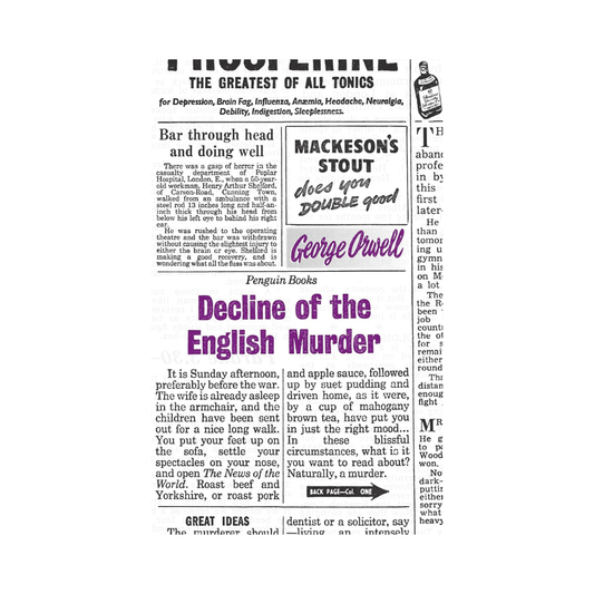 Decline of the English Murder | Penguin Great Ideas
